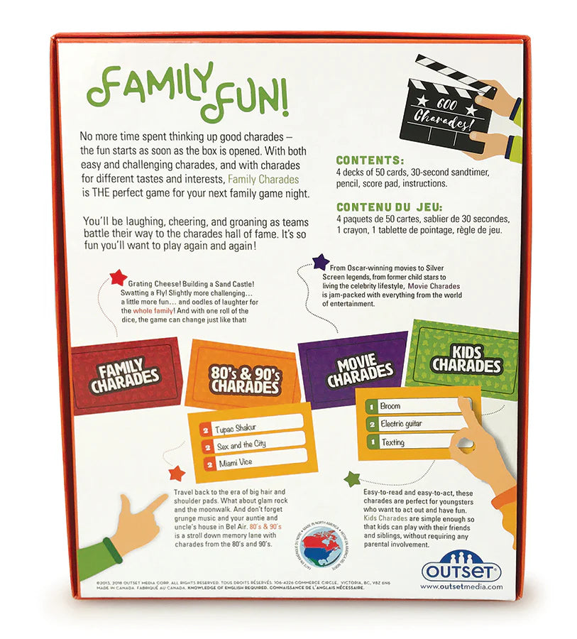 Outset Media - Family Charades (New Design!)