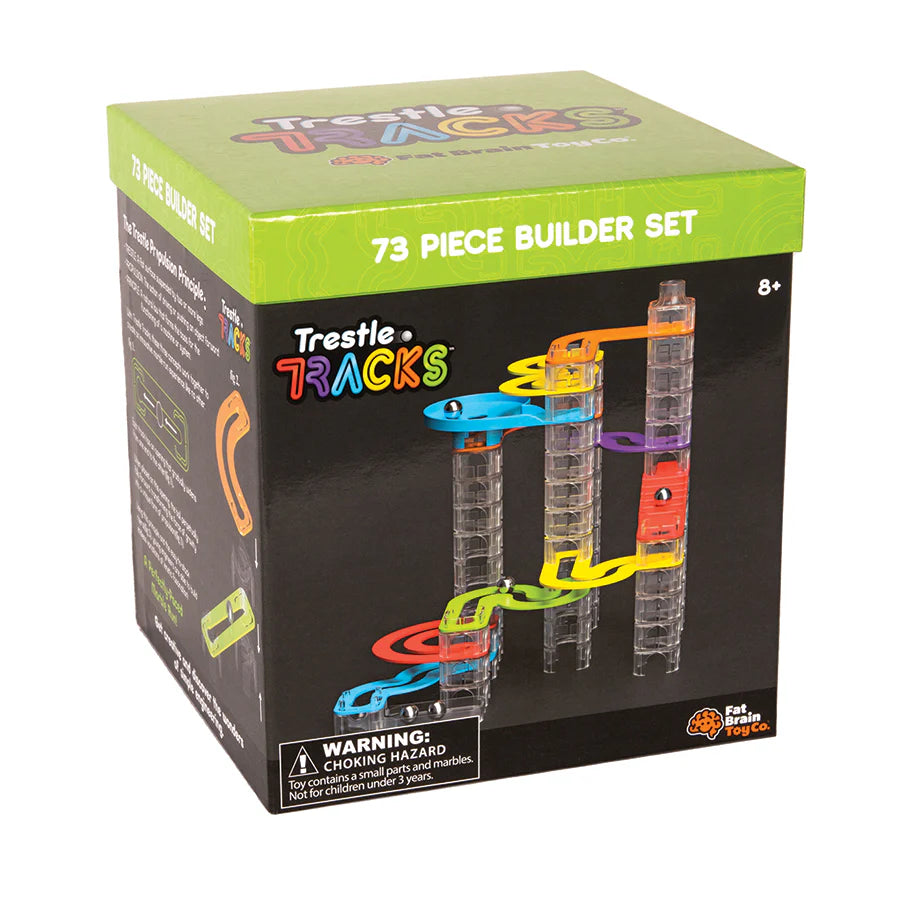 Fat Brain Toys - Trestle Tracks - Builder Set (73pc)
