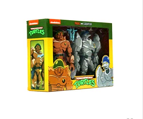 Teenage Mutant Ninja Turtles Traag and Granitor 7" Action Figure - NECA