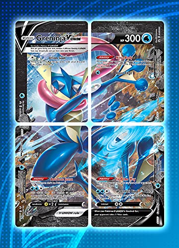 PKMN TCG Greninja V-Union Special Collection Box - 4 Packs - 4 Promo Cards