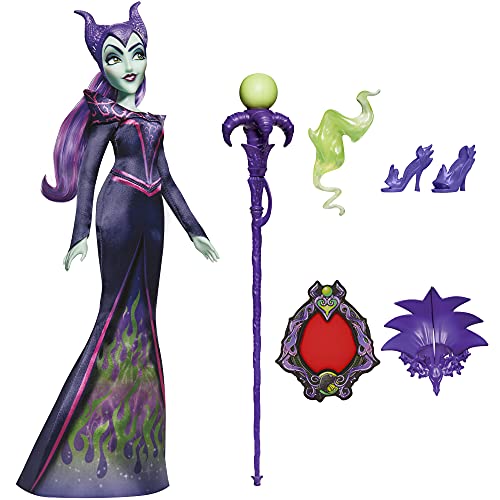 Disney Villains Maleficent Fashion Doll, Accessories and Removable Clothes, Disney Villains Toy for Kids 5 Years and Up