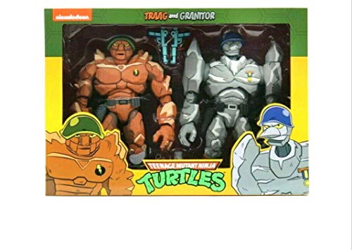 Teenage Mutant Ninja Turtles Traag and Granitor 7" Action Figure - NECA