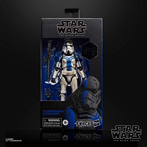 Star Wars: The Force Unleashed Stormtrooper Commander Black Series Figure - Hasbro