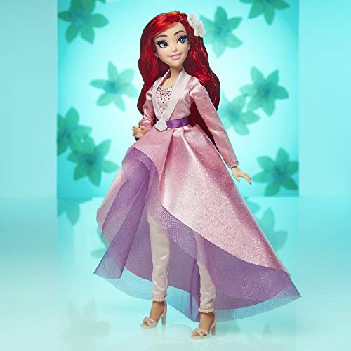 Disney Princess Style Series, Ariel Fashion Doll in a Modern Style with Earrings and Shoes. Collectable Doll for 6 Years and up