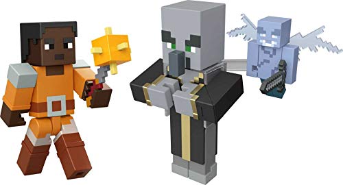 2-Pack Ebo vs. Evoker Battle Figures - Minecraft Dungeons