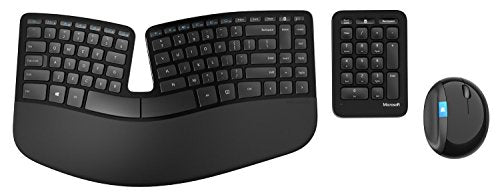 Microsoft Sculpt Ergonomic Desktop USB Port Keyboard and Mouse Combo (L5V-00002)