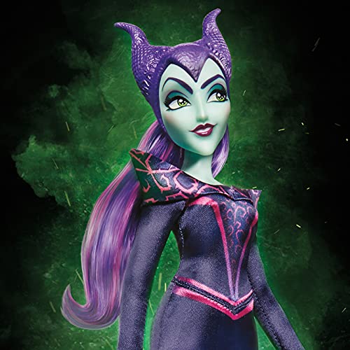 Disney Villains Maleficent Fashion Doll, Accessories and Removable Clothes, Disney Villains Toy for Kids 5 Years and Up