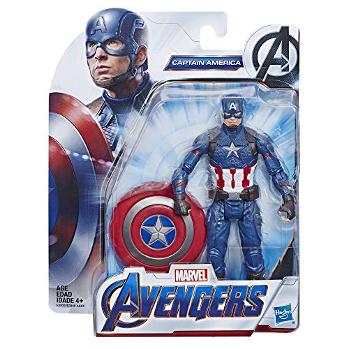 6" Avengers Captain America Super Hero Action Figure Toy - Marvel