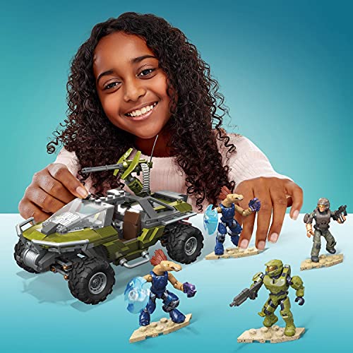 Halo Infinite Warthog Rally Vehicle Construction Set - Mega Construx