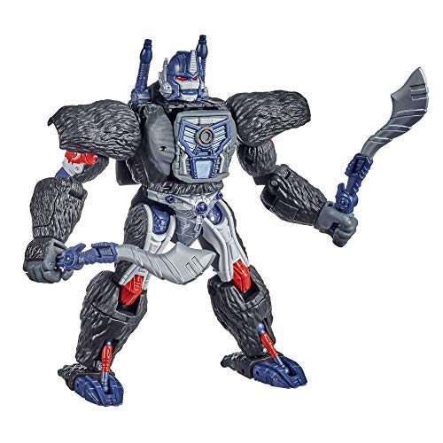 Transformers Toys Generations War for Cybertron: Kingdom Voyager WFC-K8 Optimus Primal Action Figure - Hasbro