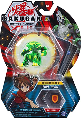 Bakugan Ultra, Lupitheon, 3-inch Collectible Action Figure and Trading Card, for Ages 6 and Up