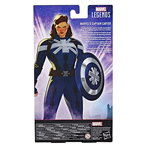 Marvel Legends Series What If? Captain Carter Stealth Suit w/ Shield Exclusive