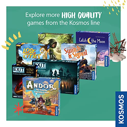 Switch & Signal | A Kosmos Game | Cooperative, Family-Friendly Strategy Train Game | Double-Sided Board | Travel Across Central Europe or North America | Game of The Year Recommended | 2-4 Players