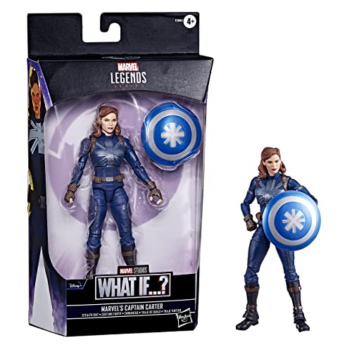 Marvel Legends Series What If? Captain Carter Stealth Suit w/ Shield Exclusive