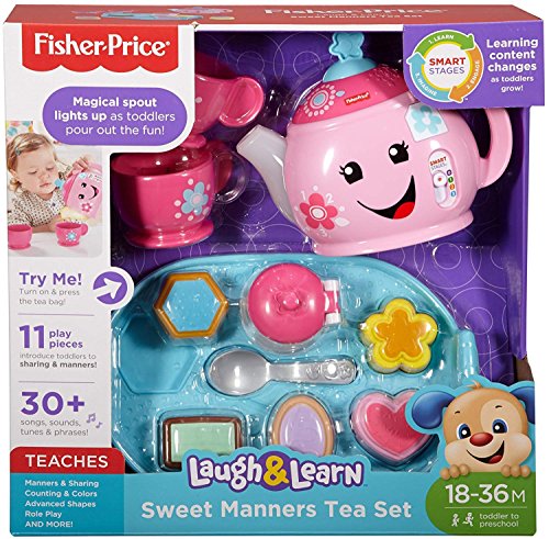 Fisher-Price Laugh & Learn My Smart Purse Bundled with Fisher-Price Laugh & Learn Sweet Manners Tea Set